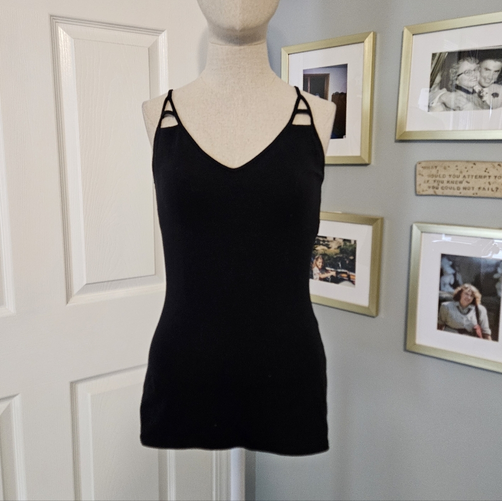 Express Black Strappy Tank Top